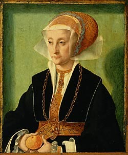 Lady 1539 by Barthel Bruyn the Elder 1493-1555 Allen Memorial Art Museum Oberlin  1940.42