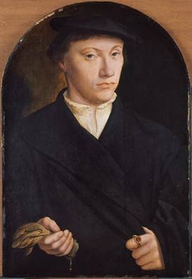 A Young Man, ca. 1550  (Bartholomäus Bruyn the Elder) (1493-1555)  Kunsthistorisches Museum, Wien   GG_855 