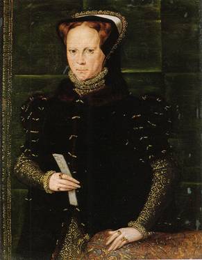 Mary I ca. 1554   Hans Eworth 1520-1574  Location TBD