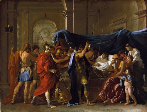 Death of Germanicus, 19 CE (Nicolas Poussin) (1594-1665) Minneapolis Institute of the Arts, MN, 58.28