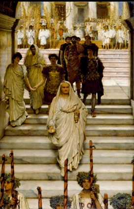 The Triumph of Flavius, 71 CE (Sir Lawrence Alma-Tadema) (1836-1912) The Walters Art Museum, Baltimore, MD, 37.31