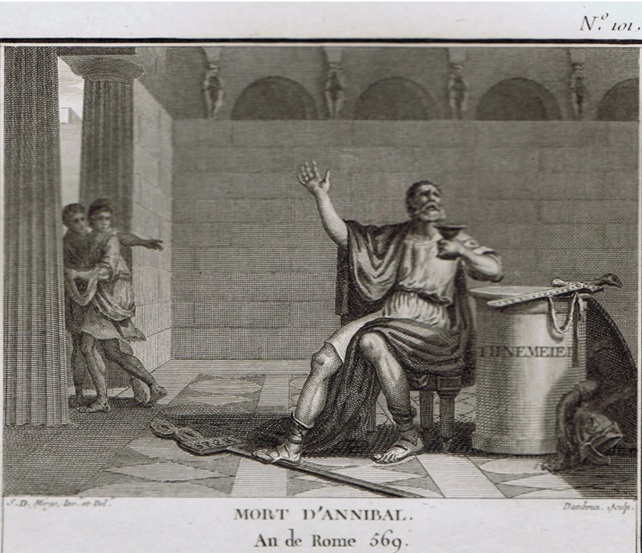 Suicide of Hannibal, 183 BCE (Silvestre David Mirys) (1750-1810)