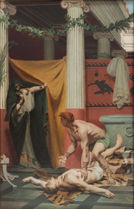 Assassination of Emperor Commodus, 192, December 31 (Fernand Pelez) (1848-1913) Le Petit Palais, Paris, PPP4975