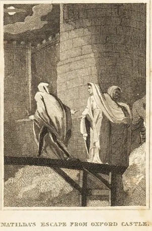 Matilda escapes from Oxford Castle, 1142, December