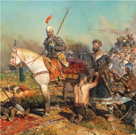 Battle of Kalka River during the Mongol Invasion of Kievan Rus, 1223, May 31 (Pavel Ryzhenko) (1970-2014)