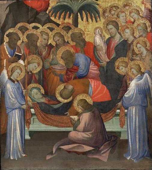 Dormition of the Virgin, 1408 (Starnina, Gherardo di Jacopo di Neri) (1354-1409) Philadelphia Museum of Art, PA, Cat. 13 