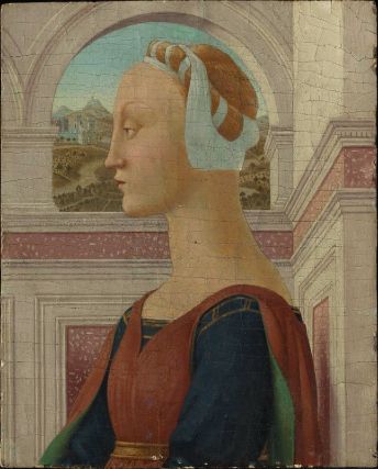 A Woman, ca. 1450 (Piero della Francesca) (fl. 1437-1492) Museum of Fine Arts, Boston