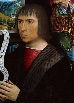 Joos van der Burch (donor detail), ca. 1480 (follower of Gerard David) (1450-1523) Fogg Museum, Harvard University, MA 1906.6.B 