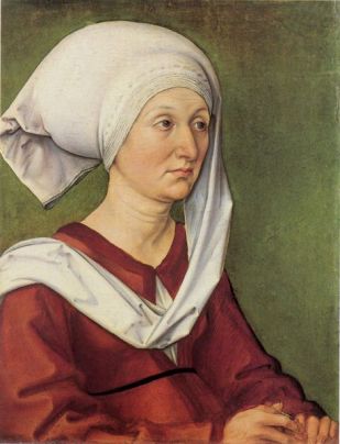 Barbara Dürer, the  Artists Mother, ca. 1490-1493 (Albrecht  Dürer) (1472-1528)  Germanisches Nationalmuseum Nuremberg  