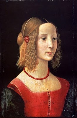 A Girl, ca. 1490 (Domenico Ghirlandaio) (1449-1494)    Location TBD  