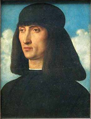A Man, ca. 1480-1500  (Giovanni Bellini)   (1459-1516)  Musée du Louvre, Paris   R.F. 1344