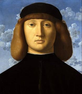 A Young Man,  ca.  1490-1510 (Vincenzo Catena) (1470­-1531)   The National Gallery, London,  NG1121
