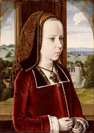 Margaret of Austria at around 10, ca. 1491 (Jean Hay-Master of Moulins)   The Metropolitan Museum of Art, New York, NY     1975.1.130