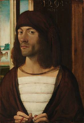A Man, 1491 (Unknown Upper Rhenish Artist) The Metropolitan Museum of Art, New York, NY 23.255 