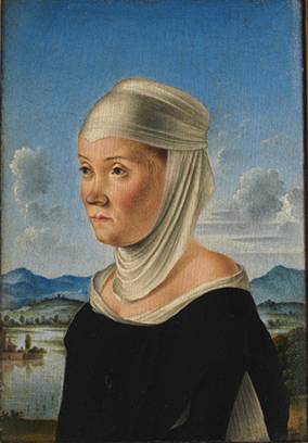 A Woman, possibly a Benedictine Nun from San Secondo  (Jacometto Veneziano) (fl 1472-1497)    The Metropolitan Museum of Art, New York, NY
