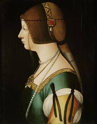 Empress Bianca Maria Sforza (Ambrogio de Predis)      (1452-1508)            Kunsthistorisches Museum, Wien            