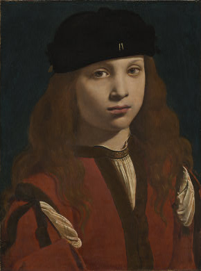 A Youth, ca. 1495-1498 (Giovanni Antonio Boltraffio) (1467-1516)   National Gallery of Art , Washington D.C.    1946.19.2 