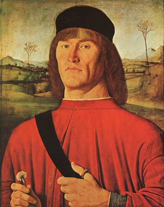 A Man,  ca. 1495  (Andrea Solari) (1465-1515) The National Gallery, London        
