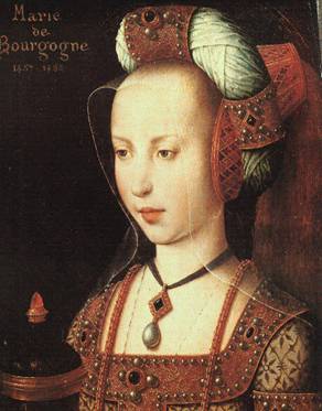 Mary of Burgundy, ca. 1475-1500, possibly posthumous (Unknown Flemish Artist)    Musée Condé, Chantilly  
