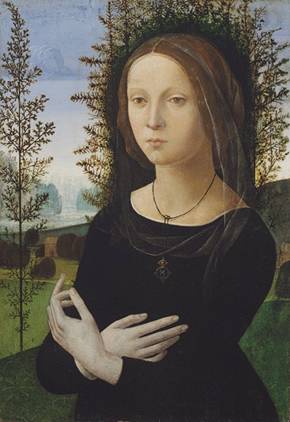 A Florentine Woman, ca. 1497 (Lorenzo di Credi) (1456-1536) The Metropolitan Museum of Art, New York, NY    43.86.5
