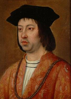 Ferdinand of Aragon, c. 1500  (Michel Sittow) (1469-1526)  Location TBD


