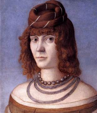 A Lady, ca. 1495-1497 (Vittore Carpaccio) (1465-1526) Galleria Borghese, Roma