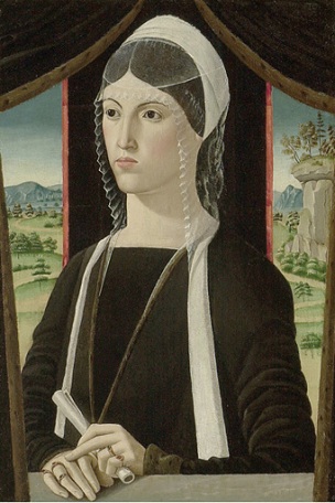 A Lady, ca. 1495 (Master Baldraccani) (fl. 1480-1510) Ashmolean Museum, Oxford University, UK