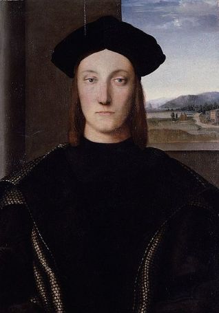 Guidobaldo Montefeltro, ca. 1504  (Raphael) (1483-1520) Galleria degli Uffizi, Firenze