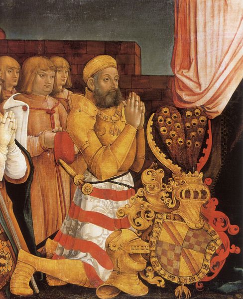 Markgraf Christoph I von Baden,  ca. 1509 (Hans Baldung Grien)   (1485-1545)  Staatliche Kunsthalle, Karlsruhe, Inv. 88