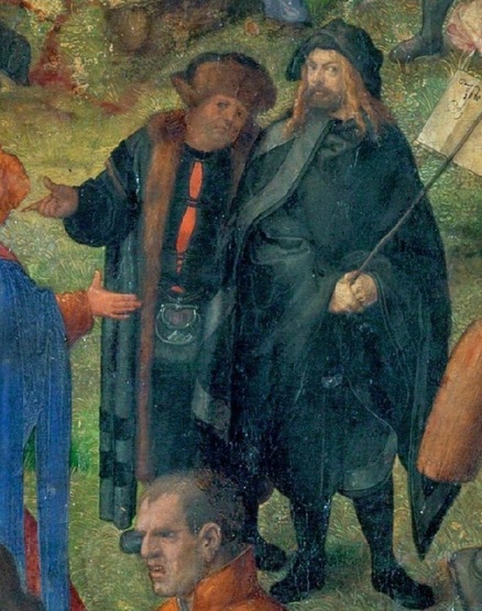 Self-Portrait, 1508 (detail from Martyrdom of the Ten Thousand) Kunsthistorisches Museum, Wien, Gemäldegalerie 835