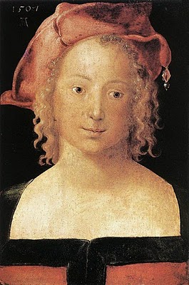 A Young Woman, 1507 (Albrecht Dürer) (1472-1528) Staatliche Museen zu Berlin,  Gemäldegalerie, Ident. Nr.:
557I