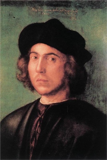 A Young Man, 1506 (Albrecht Dürer) (1471-1528) Palazzo Rosso, Genoa, PR 47