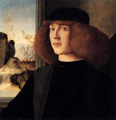 A Young Man, ca. 1500 (attributed to Marco Palmezzano) (1456-1539) Akademie der bildenden Künste, Wien, GG-1098
