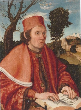 A Jurist, 1503 (Lucas Cranach the Elder) (1472-1553)  Germanisches Nationalmuseum, Nürnberg, Gm207  