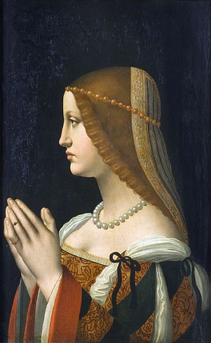 A Young Woman, ca. 1500 (circle of Ambrogio de Predis) Philadelphia Museum of Art, PA, Cat. 265

