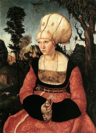 Anna Cuspinian, 1502 (Lucas Cranach the Elder) (1472-1553) Museum Oskar Reinhart am Stadtgarten, Winterhur, SOR1925.1 