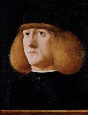 A Young Man ca. (Jacometto Veneziano) () Kunsthistorisches Museum, Wien, GG 107 