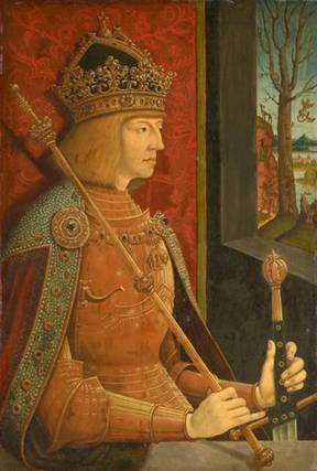 Maximilian I, ca. 1500-1510 (Bernhard Strigel) (1460-1528) Kunsthistorisches Museum, Wien  GG 922 