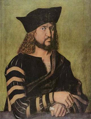 Frederick the Wise, ca. 1500 (Albrecht Dürer) (1471-1528)  Staatliche Museen zu Berlin, Gemäldegalerie, Ident. Nr.:
557C