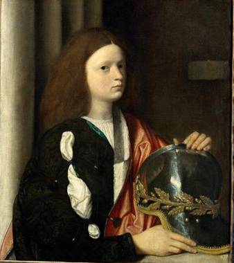 Francesco Maria I della Rovere, ca. 1502 (attrib. Giorgione) (1477-1510) Kunsthistorisches Museum, Wien,  Gemäldegalerie, 10