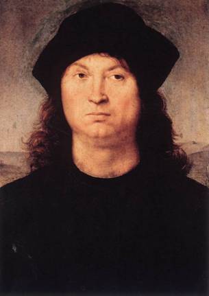 A Man, ca. 1502 (Raphael Sanzo)    (1483-1520)   Galleria Borghese, Roma, Inv. 397         