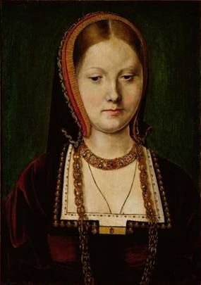Mary Tudor, ca. 1503 (Michel Sittow) (1469-1526) Kunsthistorisches Museum, Wien,  Gemäldegalerie, 7046    