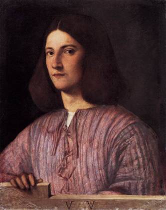 A Young Man, ca. 1503 (Giorgione) (1477-1510) Staatliche Museen zu Berlin, Gemäldegalerie,  ID 12A