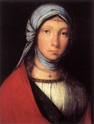 A Young Woman,  ca. 1505 (Boccaccio Boccaccino) (1460-1525) Le Gallerie degli Uffizi, Firenze