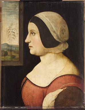 A Woman, ca. 1505 (Amico Aspertini) (1474-1552) Kunsthistorisches Museum, Wien, Gemäldegalerie, 1621