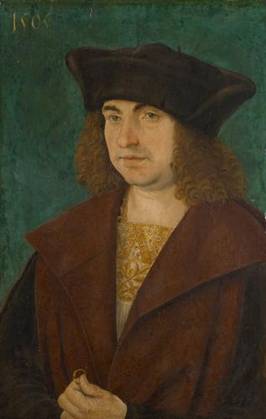 A Man, 1505 (Meister der Augsburger Malerbildnisse) Kunsthistorisches Museum, Wien, Gemäldegalerie, 2182     
