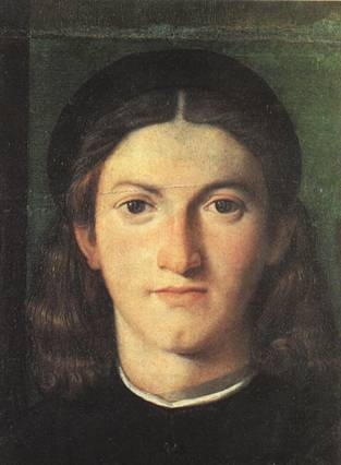 A Young Man, ca. 1505 (Lorenzo Lotto) (1480-1556) Galleria degli Uffizi, Firenze, 1890 n. 1481          