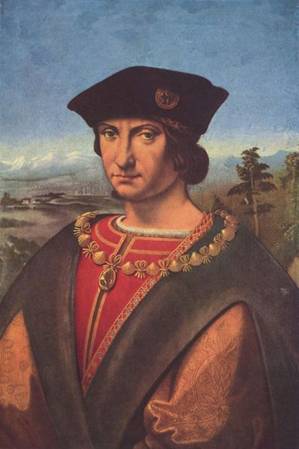 Charles d’Amboise, ca. 1506 (Andrea Solario) (1460-1524)  
 Musée du Louvre, Paris, INV 674 ; MR 315
