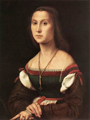 A Woman, ca. 1507 (Raphael) (1483-1520)  Galleria Nazionale delle Marche, Palazzo Ducale, Urbino, 1990 DE 237 