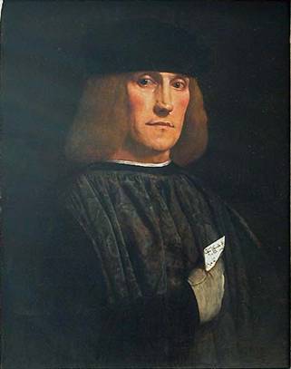 Bernardo di Salla, ca. 1509 (attributed to Giovanni Francesco Caroto) (1480-1555) Musée du Louvre, Paris  INV 885 
